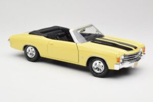 Chevrolet Chevelle SS 454 Gelb Maisto 1:18 531890 Metall – Bild 6 von 8