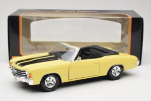 Chevrolet Chevelle SS 454 Gelb Maisto 1:18 531890 Metall – Bild 8 von 8