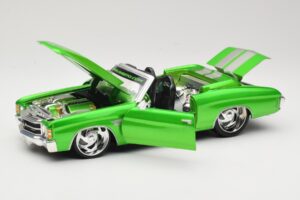 Chevrolet Chevelle SS Cabriolet Grün Maisto 1:18 31099 Metall – Bild 2 von 8