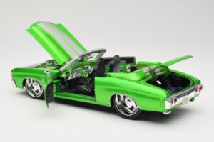 Chevrolet Chevelle SS Cabriolet Grün Maisto 1:18 31099 Metall – Bild 5 von 8