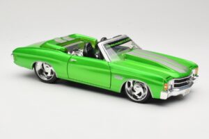 Chevrolet Chevelle SS Cabriolet Grün Maisto 1:18 31099 Metall – Bild 6 von 8