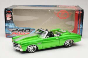 Chevrolet Chevelle SS Cabriolet Grün Maisto 1:18 31099 Metall – Bild 8 von 8