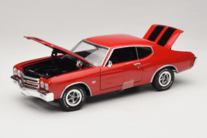 Chevrolet Chevelle SS Rot Jack Reacher Auto World 1:18 AWSS109/06 Metall – Bild 2 von 8