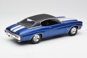 Chevrolet Chevelle SS 454 Blau Maisto 1:18 531886 Metall – Bild 3 von 8