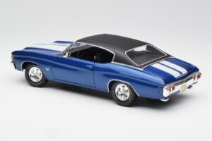 Chevrolet Chevelle SS 454 Blau Maisto 1:18 531886 Metall – Bild 7 von 8