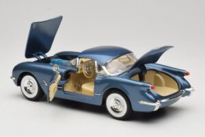 Chevrolet Corvette C1 Blau Mira 1:18 6105 Metall – Bild 5 von 8
