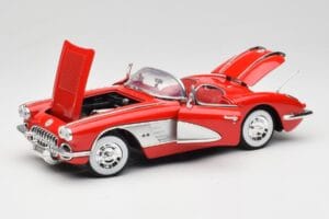 Chevrolet Corvette C1 Rot Motormax 1:18 73100TC Metall – Bild 2 von 8