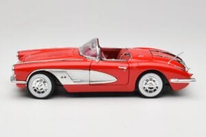 Chevrolet Corvette C1 Rot Motormax 1:18 73100TC Metall – Bild 4 von 8