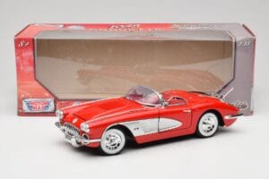 Chevrolet Corvette C1 Rot Motormax 1:18 73100TC Metall – Bild 8 von 8