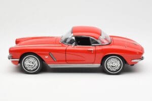 Chevrolet Corvette C1 Cabriolet Roman Rot AUTOart 1:18 71102 Metall – Bild 4 von 8