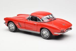 Chevrolet Corvette C1 Cabriolet Roman Rot AUTOart 1:18 71102 Metall – Bild 7 von 8