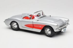 Chevrolet Corvette C1 Silber Bburago 1:18 3034 Metall – Bild 6 von 8