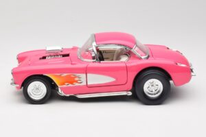 Chevrolet Corvette C1 Gasser Rosa Road Legends 1:18 92019-R1 Metall – Bild 4 von 8
