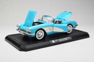Chevrolet Corvette C1 Hard Top Blau Solido 1:12 1202-M1 Metall – Bild 2 von 8