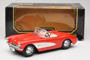 Chevrolet Corvette C1 Roadster Rot Bburago 1:18 3024 Metall – Bild 8 von 8