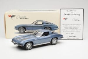 Chevrolet Corvette C2 Blaugrau Metallic AUTOart 1:18 71182 Metall – Bild 8 von 8