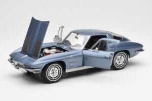 Chevrolet Corvette C2 Blaugrau Metallic AUTOart 1:18 71182 Metall – Bild 2 von 8