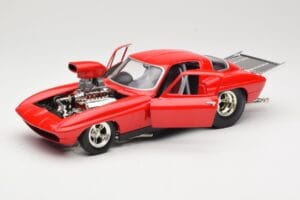 Chevrolet Corvette C3 Dragster Rot Hot Wheels 1:18 29226 Metall – Bild 2 von 8