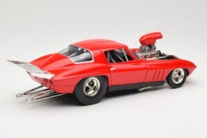 Chevrolet Corvette C3 Dragster Rot Hot Wheels 1:18 29226 Metall – Bild 3 von 8