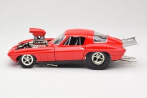 Chevrolet Corvette C3 Dragster Rot Hot Wheels 1:18 29226 Metall – Bild 4 von 8