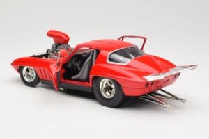 Chevrolet Corvette C3 Dragster Rot Hot Wheels 1:18 29226 Metall – Bild 5 von 8