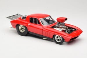 Chevrolet Corvette C3 Dragster Rot Hot Wheels 1:18 29226 Metall – Bild 6 von 8
