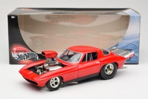 Chevrolet Corvette C3 Dragster Rot Hot Wheels 1:18 29226 Metall – Bild 8 von 8