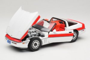 Chevrolet Corvette C4 A-Team Weiss GreenLight 1:18 13532 Metall – Bild 2 von 8