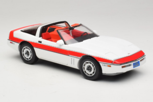 Chevrolet Corvette C4 A-Team Weiss GreenLight 1:18 13532 Metall – Bild 6 von 8