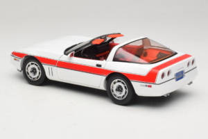 Chevrolet Corvette C4 A-Team Weiss GreenLight 1:18 13532 Metall – Bild 7 von 8