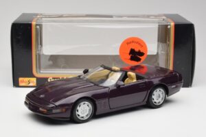 Chevrolet Corvette C4 LT4 Cabriolet Lila Metallic Maisto 1:18 50277 Metall – Bild 8 von 8