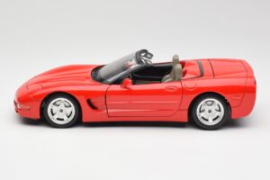 Chevrolet Corvette C5 Cabriolet Rot Bburago 1:18 3076 Metall – Bild 4 von 8