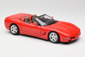 Chevrolet Corvette C5 Cabriolet Rot Bburago 1:18 3076 Metall – Bild 6 von 8
