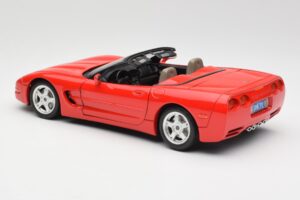 Chevrolet Corvette C5 Cabriolet Rot Bburago 1:18 3076 Metall – Bild 7 von 8
