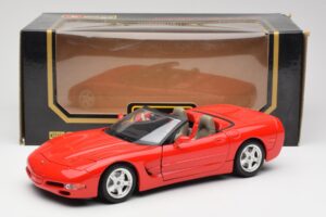 Chevrolet Corvette C5 Cabriolet Rot Bburago 1:18 3076 Metall – Bild 8 von 8
