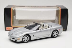 Chevrolet Corvette C5 Cabriolet Silber Maisto 1:18 50317 Metall – Bild 8 von 8