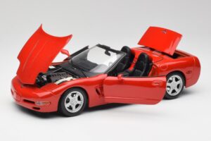 Chevrolet Corvette C5 Cabriolet Torch Rot Maisto 1:18 50318 Metall – Bild 2 von 8