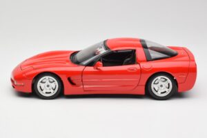 Chevrolet Corvette C5 Rot Bburago 1:18 3066 Metall – Bild 4 von 8