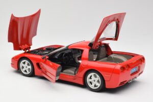 Chevrolet Corvette C5 Rot Bburago 1:18 3066 Metall – Bild 5 von 8