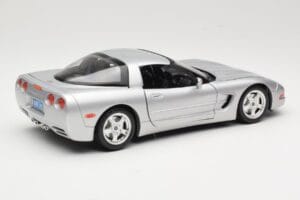 Chevrolet Corvette C5 Silber Bburago 1:18 3056 Metall – Bild 3 von 8