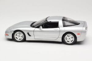 Chevrolet Corvette C5 Silber Bburago 1:18 3056 Metall – Bild 4 von 8