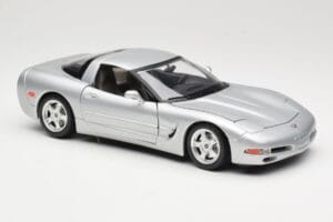 Chevrolet Corvette C5 Silber Bburago 1:18 3056 Metall – Bild 6 von 8