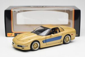 Chevrolet Corvette C5 Guldstrand Signature Edition Gold Maisto 1:18 31657 Metall – Bild 8 von 8