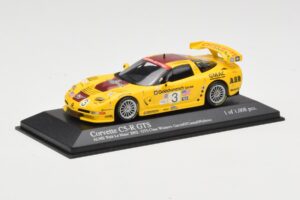 Chevrolet Corvette C5-R #3 R. Fellows / J. O'Connell / O. Gavin ALMS Petit Le Mans 2002 Minichamps 1:43 400021493 Metall – Bild 2 von 4