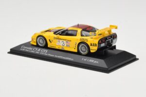 Chevrolet Corvette C5-R #3 R. Fellows / J. O'Connell / O. Gavin ALMS Petit Le Mans 2002 Minichamps 1:43 400021493 Metall – Bild 3 von 4