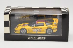 Chevrolet Corvette C5-R #3 R. Fellows / J. O'Connell / O. Gavin ALMS Petit Le Mans 2002 Minichamps 1:43 400021493 Metall – Bild 4 von 4