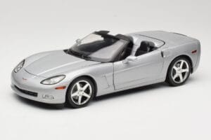 Chevrolet Corvette C6 Cabriolet Silber Hot Wheels 1:18 B6052 Metall