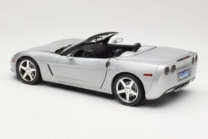 Chevrolet Corvette C6 Cabriolet Silber Hot Wheels 1:18 B6052 Metall – Bild 7 von 8