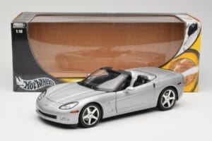 Chevrolet Corvette C6 Cabriolet Silber Hot Wheels 1:18 B6052 Metall – Bild 8 von 8