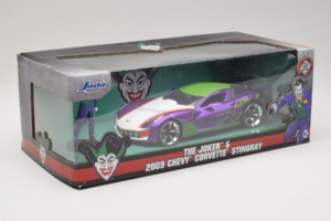 Chevrolet Corvette C6 Stingray The Joker With Figure Jada 1:24 253255020 Metall – Bild 2 von 3